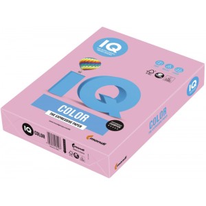 Цветна копирна хартия IQ Color OPI74 розов (фламинго), пастел, A4 80 гр.